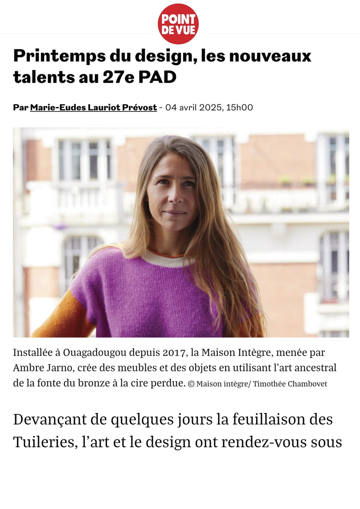 Point de vue