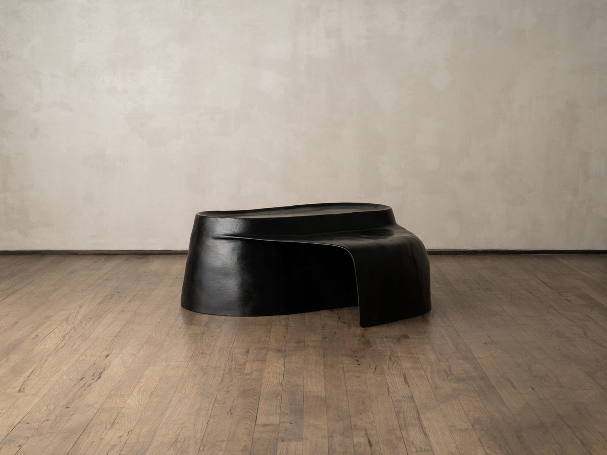 Kassena Low Table in black bronze by Noé Duchaufour-Lawrance