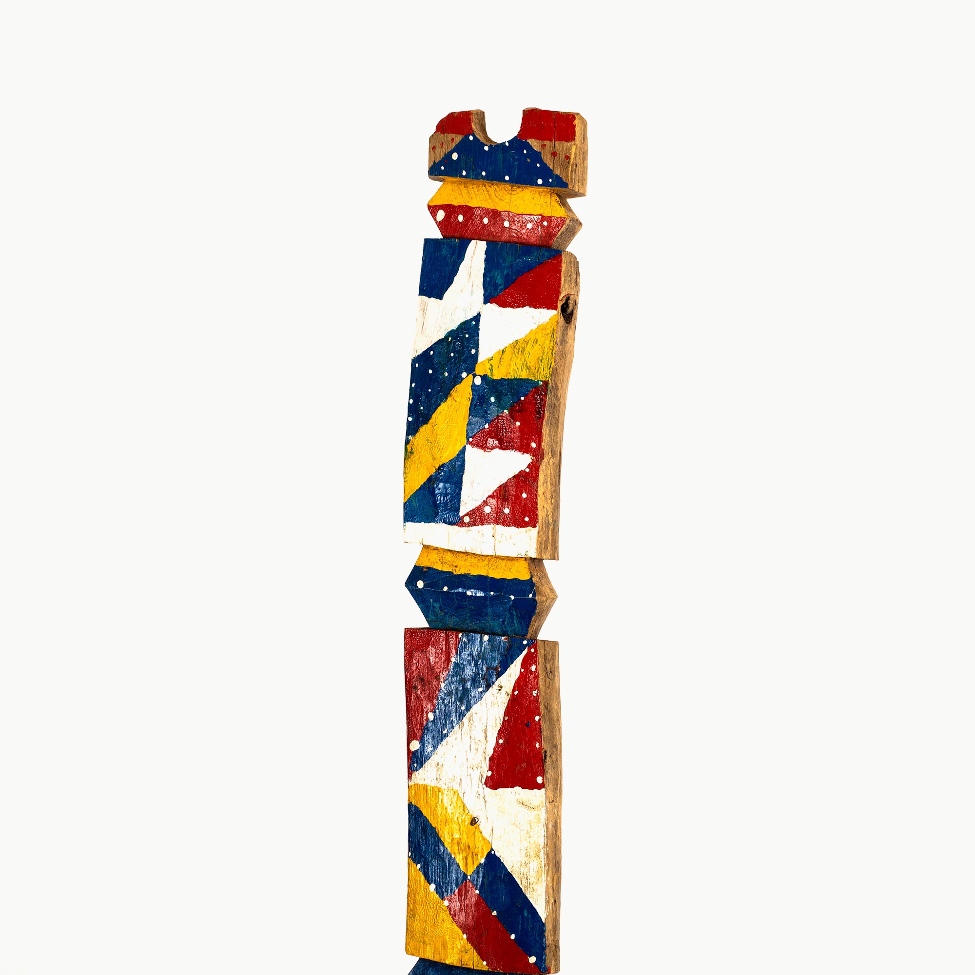 poteau peul maison intègre jaune